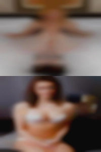 Naked couple looking for woman bending over.